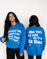 Blue Crew Neck