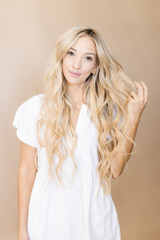 Warm Dimensional Blonde Hair Extensions